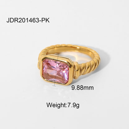 Twisted Spiral Ring Jewelry