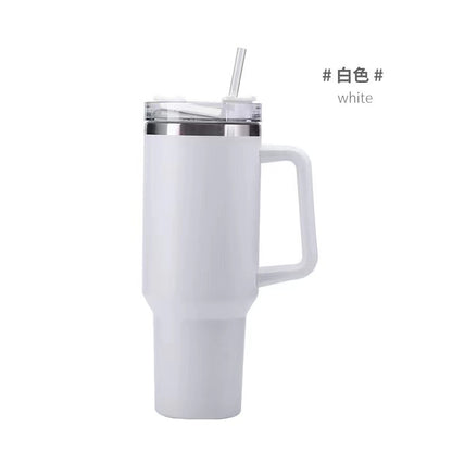 Stainless steel cup with 40oz handle