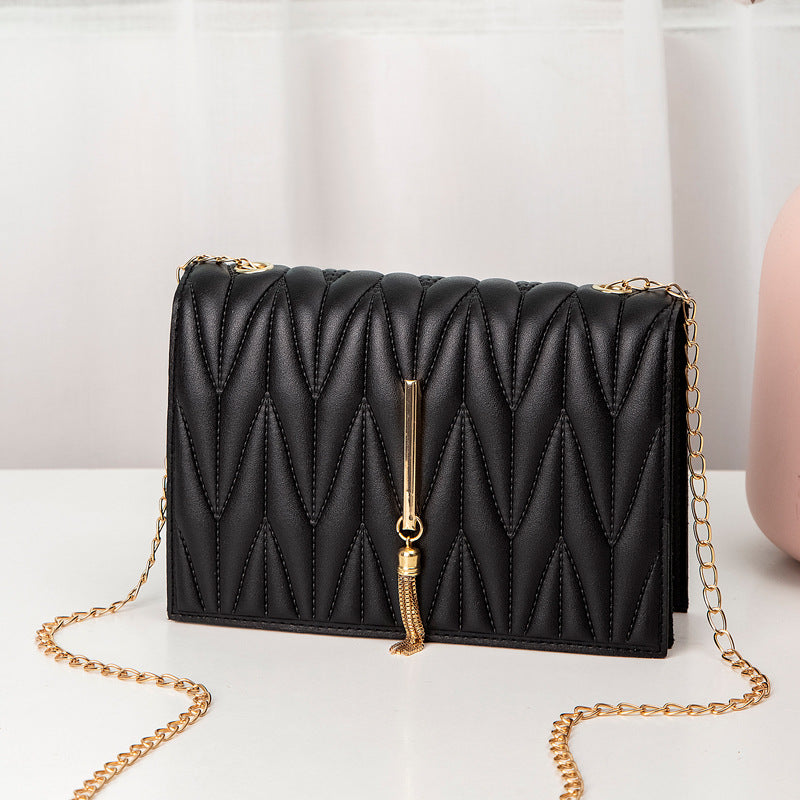 V pattern pressure grid pillow bag