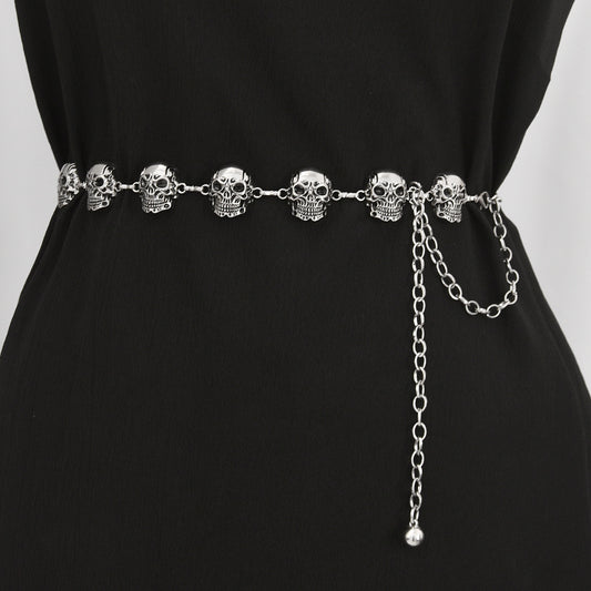 Skull Waist Chain Female