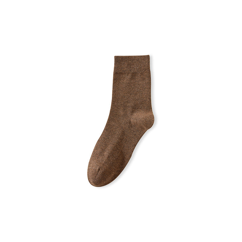 Autumn-Winter Cotton Anti-Odor Men's Mid-Calf Socks