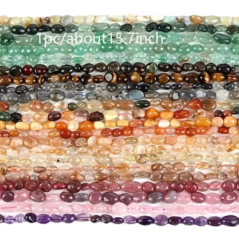 Ágata de cristal de ametista de pedra natural de 5-8 mm 