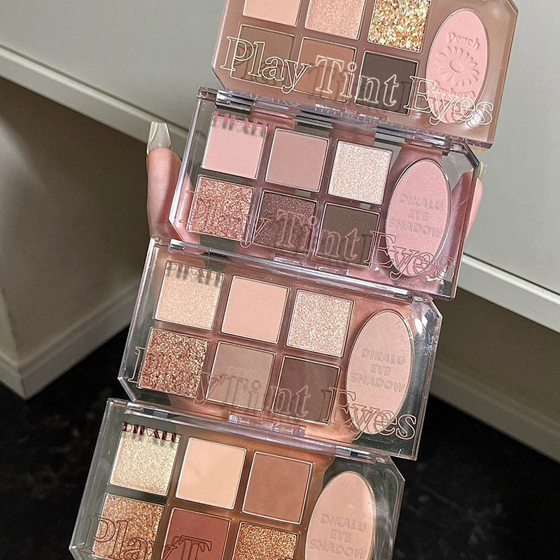 Paleta de sombras de ojos de 7 colores 