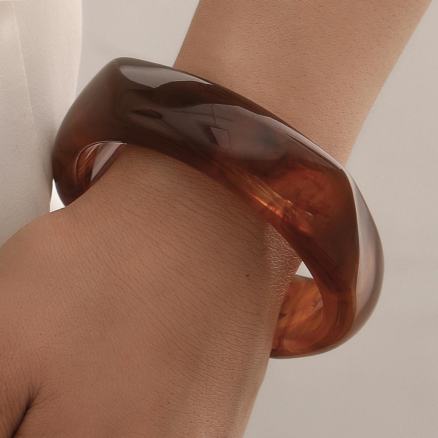 Irregular Acrylic Polygon Bracelet