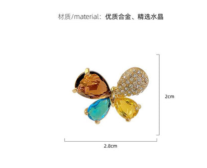 Butterfly brooch anti-light