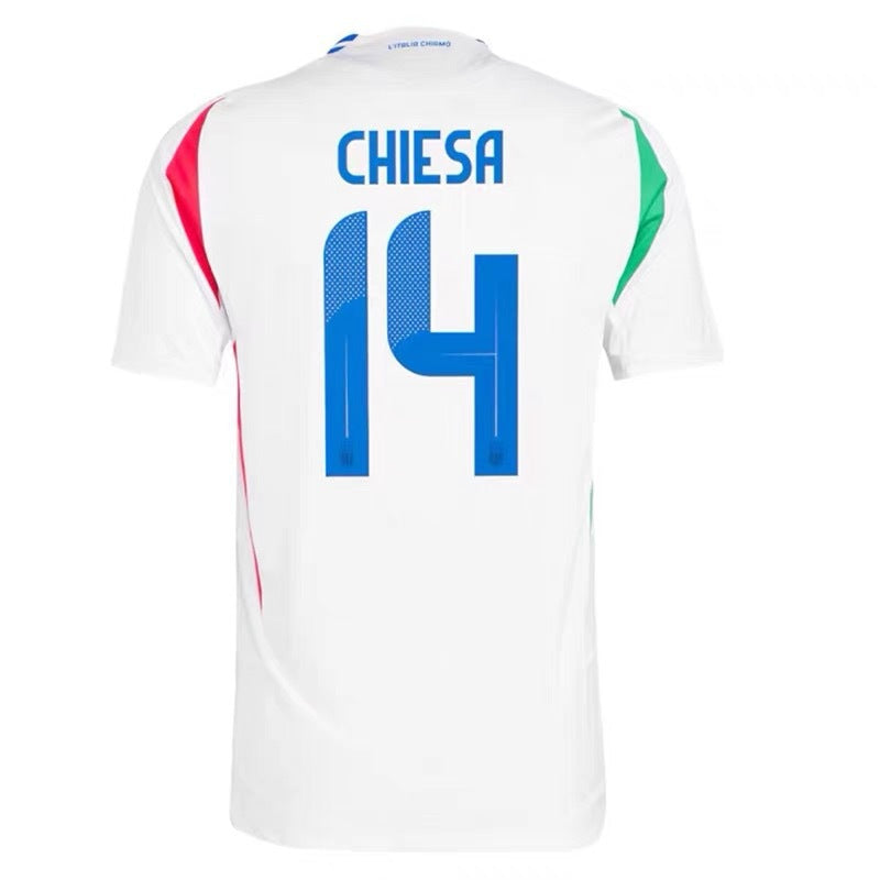 2024 Euro Italy Home Away Chiesa Barella Frattesi Jersey