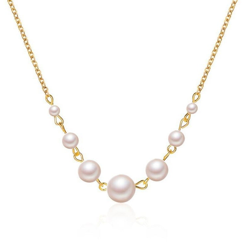 Retro Imitation Pearl Necklace