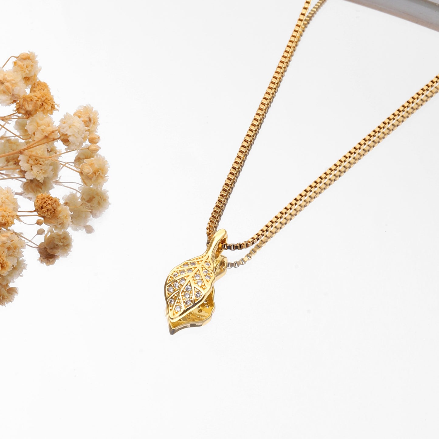 Titanium Steel Copper Pendant Necklace