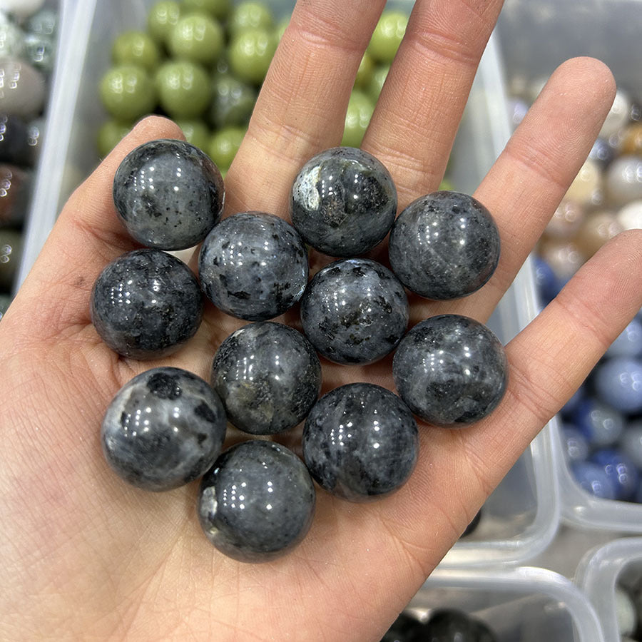 20mm natural stone crystal agate ball crystal round beads crafts