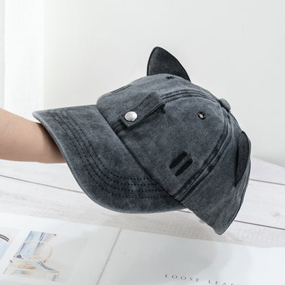 Cat Ear Pilot Sunglasses Baseball Cap