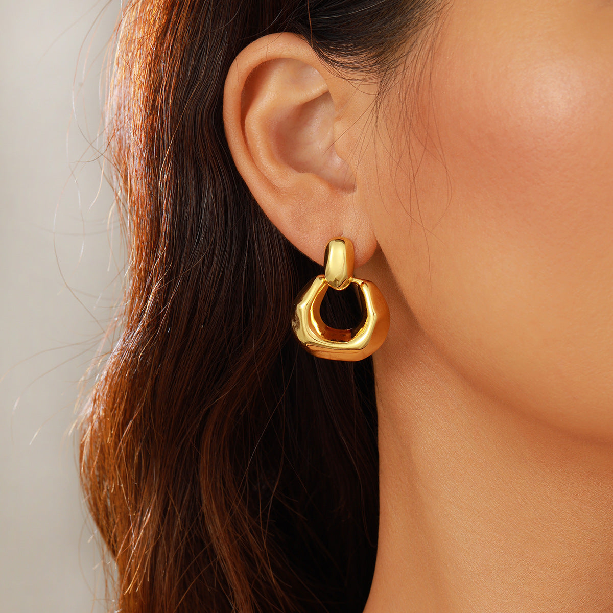 Geometric Earrings Set (3-Piece)