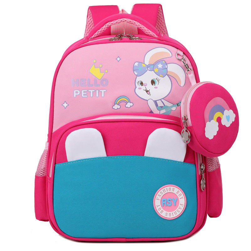 Cute bunny boy and girl toddler backpack