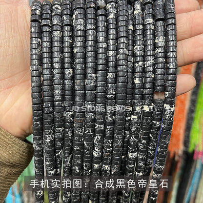 3 * 6Mm natural stone right angle disc loose beads