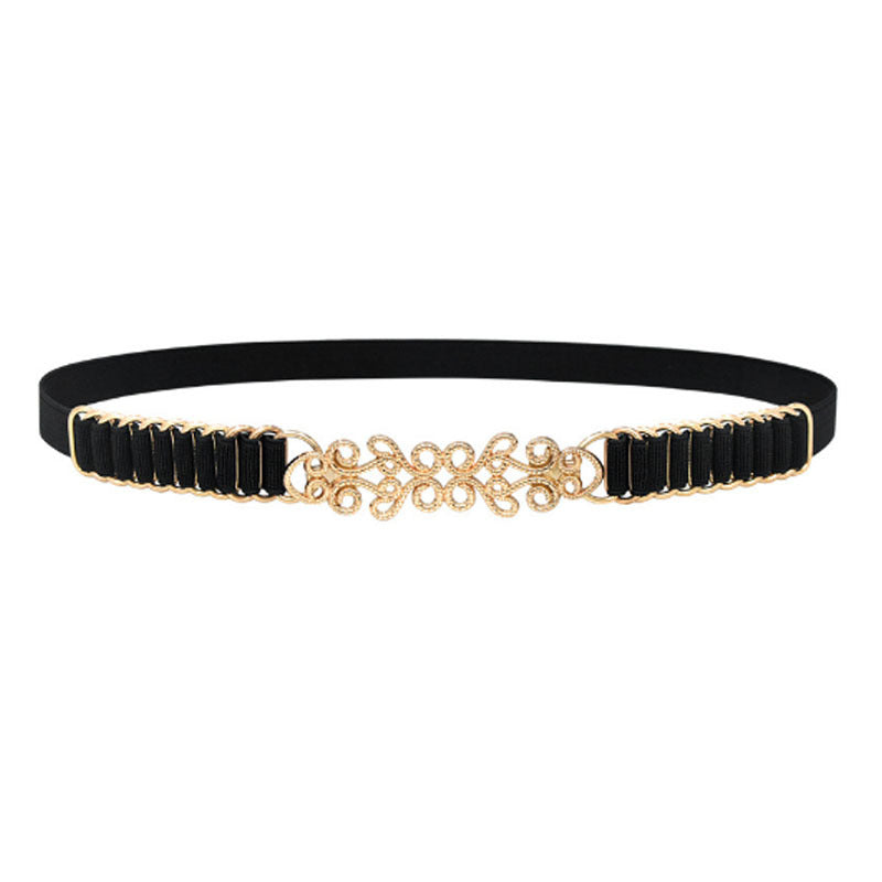 Elastic belt women's fine decorative elasticity