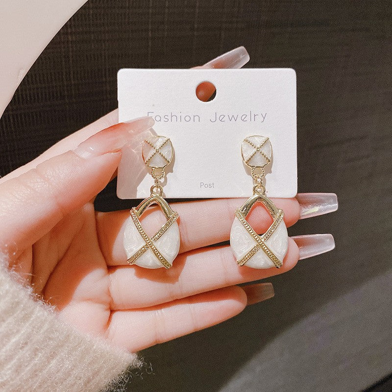 Drop Geometric Medieval Earrings