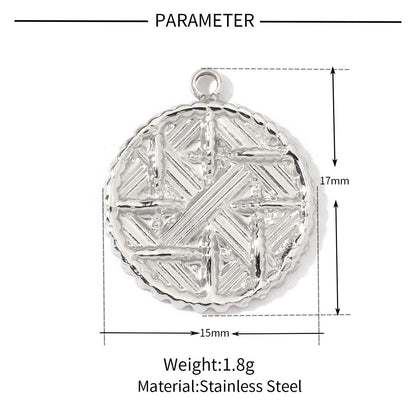 Cross Pig Nose Titanium Steel Pendant