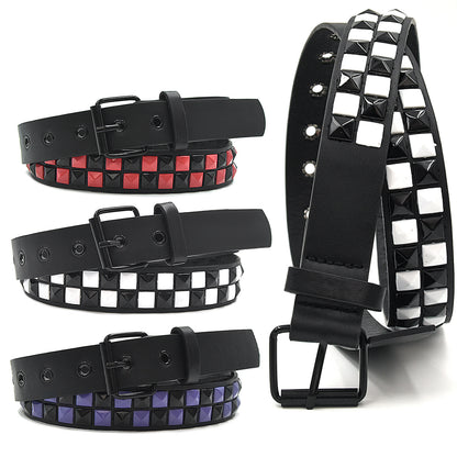Square Pearl Pyramid Belt