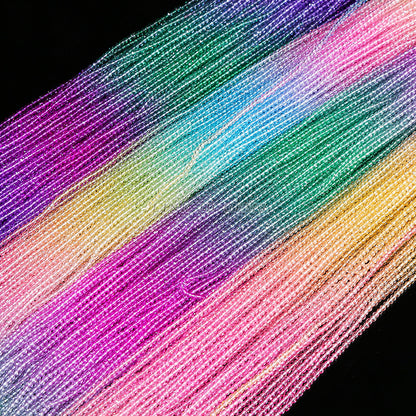 2Mm dopamine color section crystal flat beads