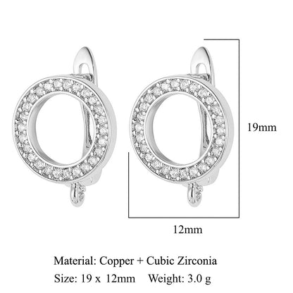 Round shell women's ear buckle