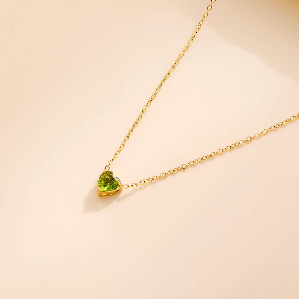 Color square crystal zircon fashion women's necklace