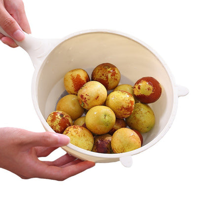 Cuchara de plástico para lavar arroz, colador multifunción 