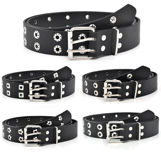 hot sale Punk ladies pin buckle belt