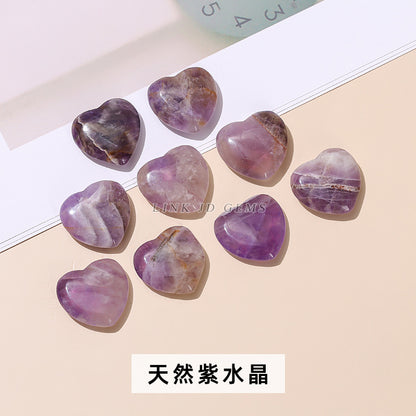 2Cm Natural Crystal Heart Shaped Gemstone