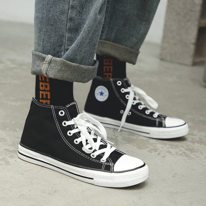 1 Zapatos de lona clásicos para hombre, estilo coreano, informal unisex 
