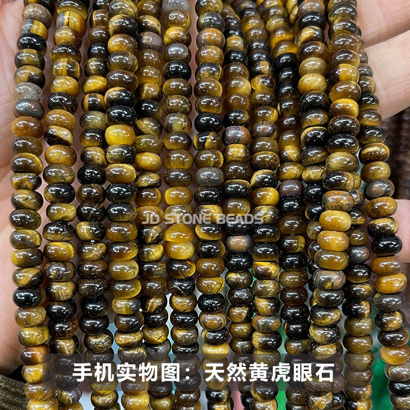 6 * 4Mm natural stone crystal abacus beads loose beads