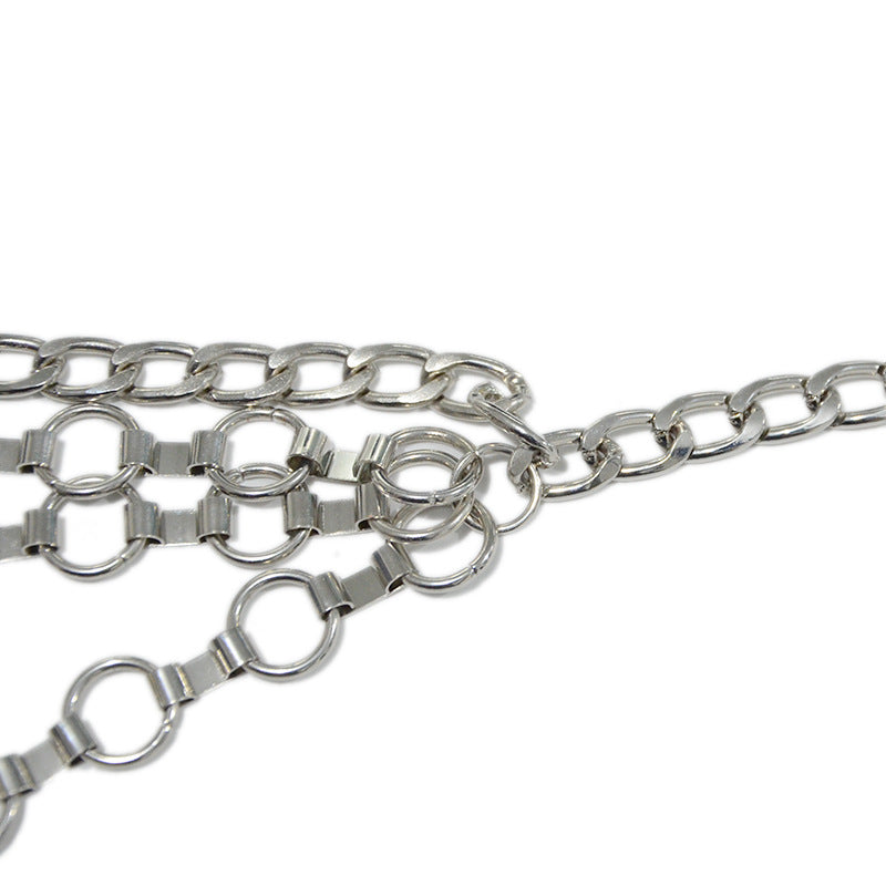 Punk chain waist chain