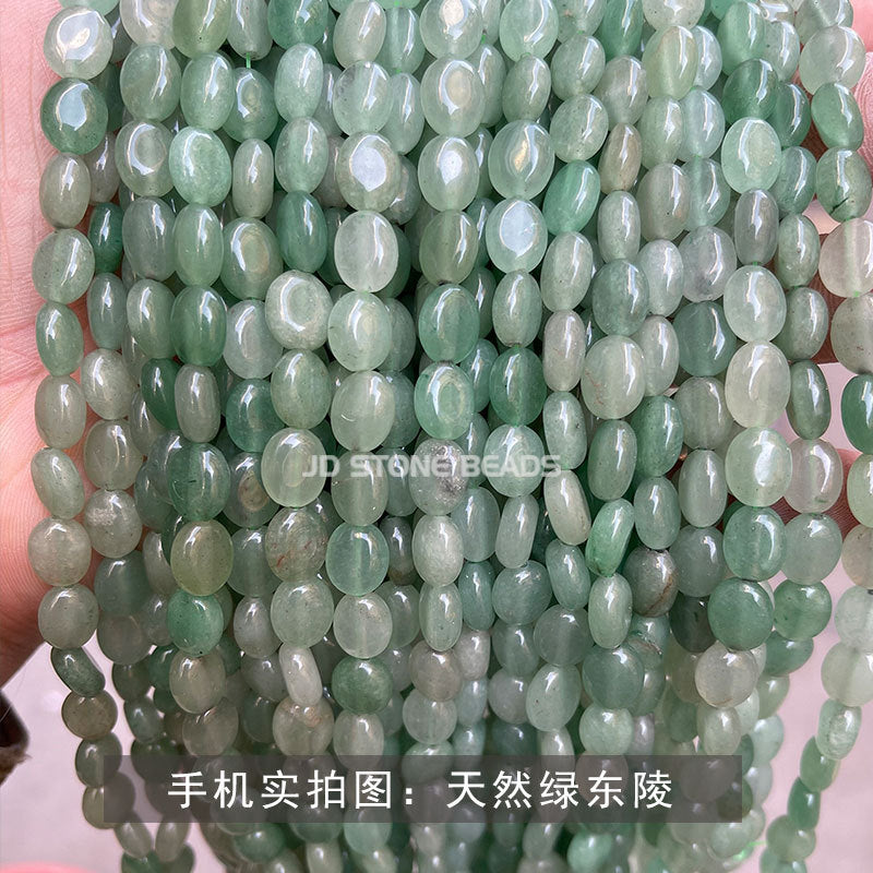 8X10mm crystal jade oval loose beads