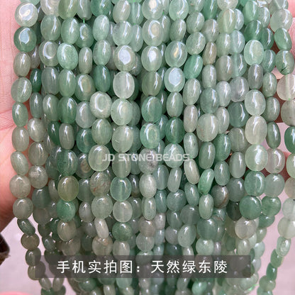8X10mm crystal jade oval loose beads