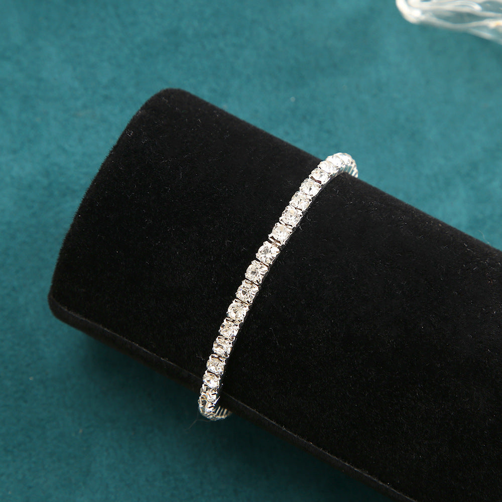Rhinestone Elastic Bracelet