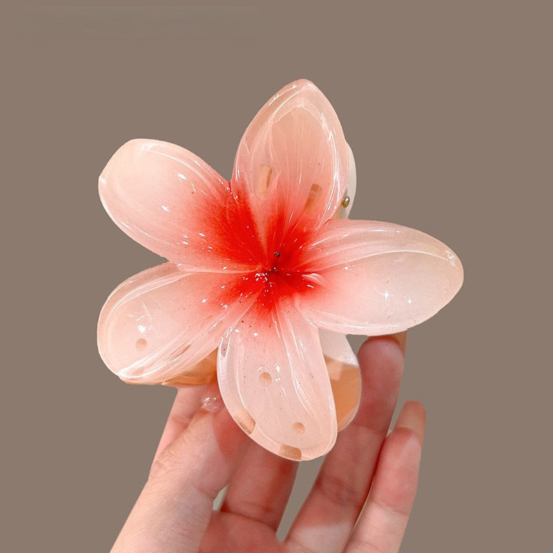 Accesorios para el cabello con forma de disco y horquilla con forma de flor 