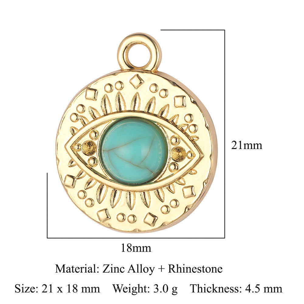 5 pcs/pack, snowman elk smiley face alloy pendant.