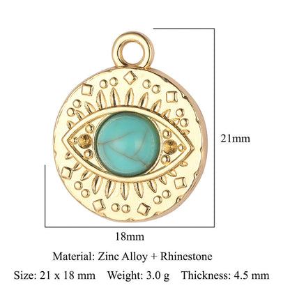 5 pcs/pack, snowman elk smiley face alloy pendant.