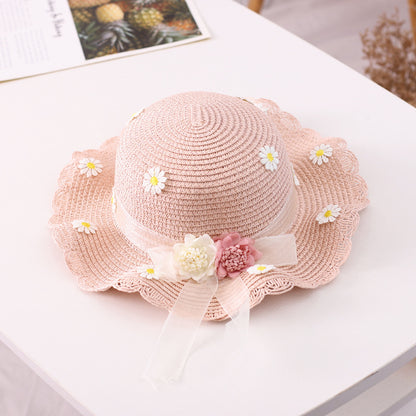 Fairy Family Sun Hat Crossbody Bag Set Girls' Beach Straw Hat