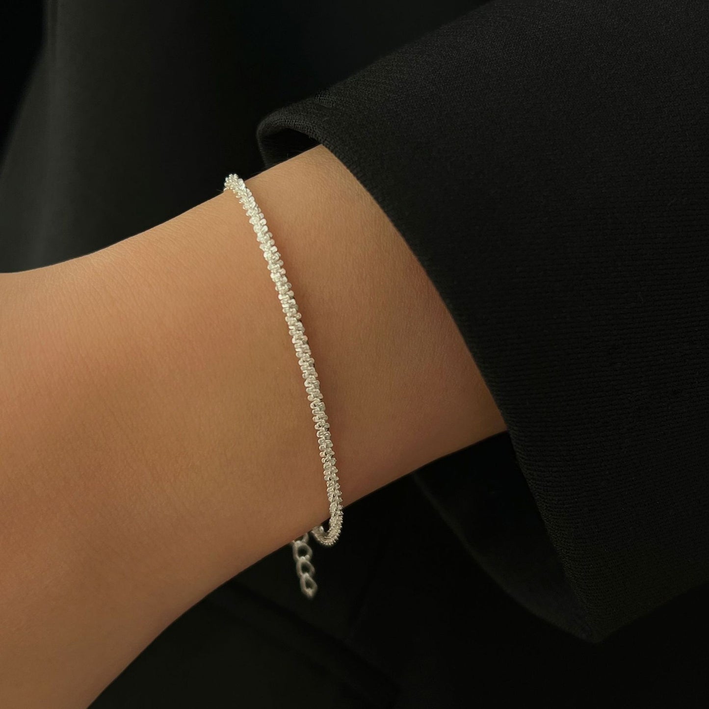 Sparkling Two-Piece Bracelet Set