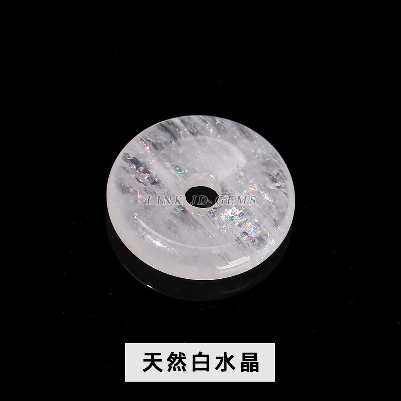 Accesorios de hebilla de seguridad de jade natural de 12 a 16 mm 