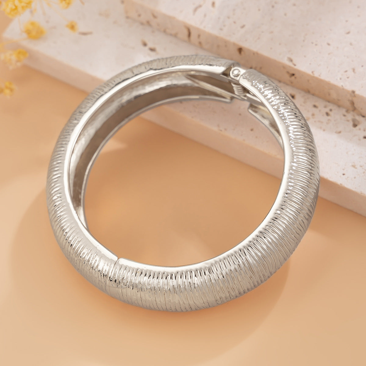 Square smooth ring bracelet