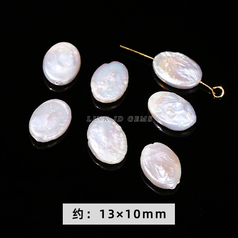13 * 10 Natural Oval Baroque Freshwater Pearl