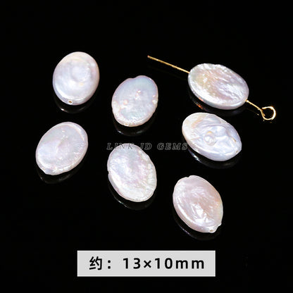 13 * 10 Natural Oval Baroque Freshwater Pearl