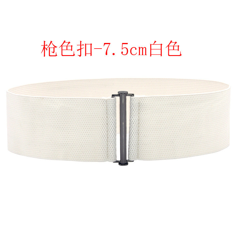 fashion Black simple waist seal elastic