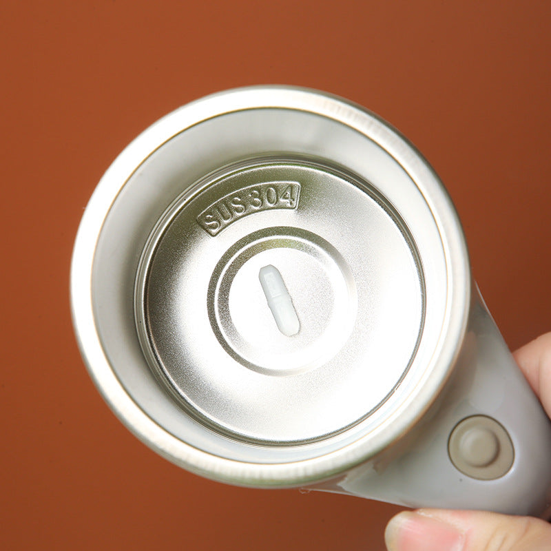 Automatic mixing cup stainless steel rechargeable