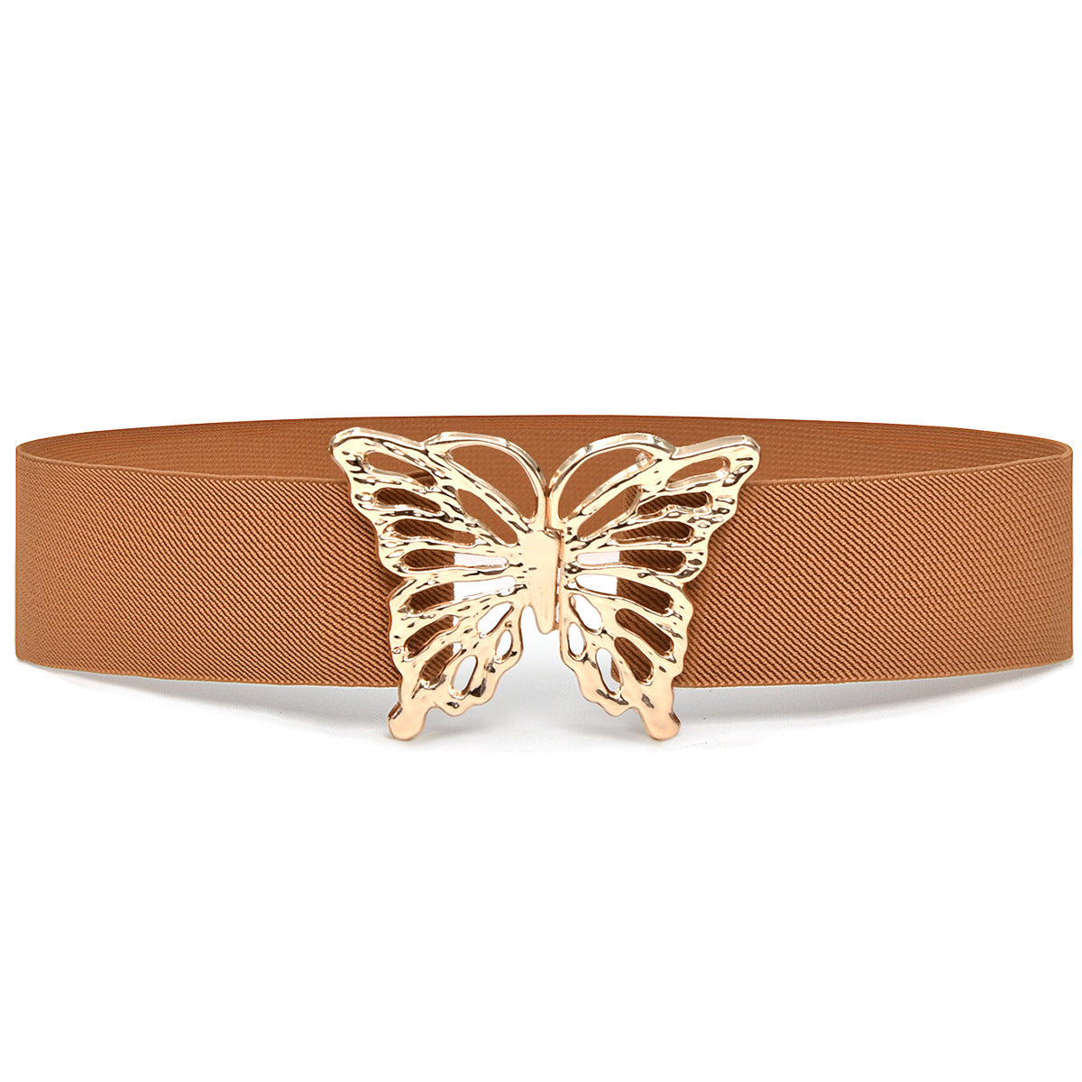 Butterfly Buckle Rhinestone Inlaid Belt