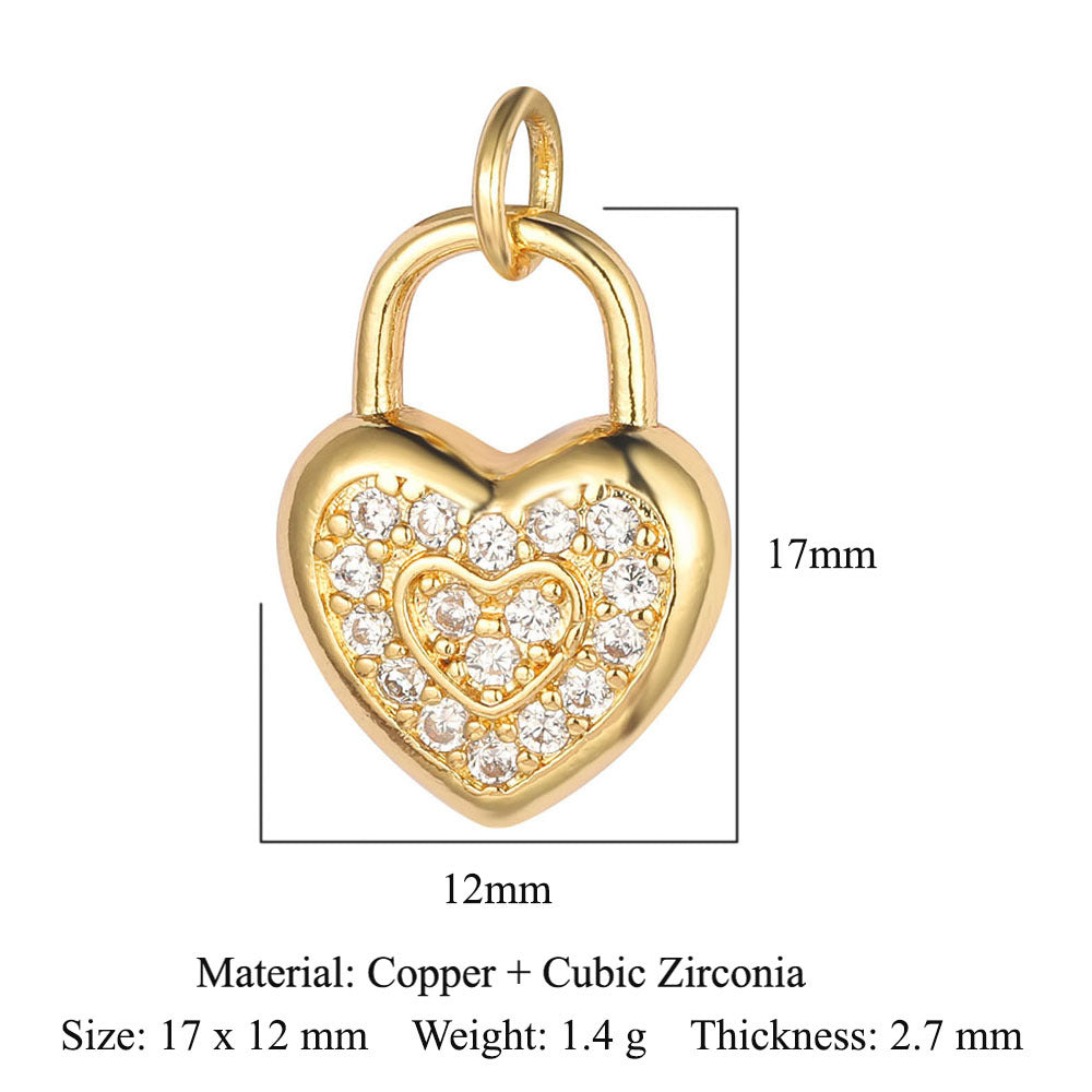 Copper zircon DIY jewelry accessories ins wind butterfly