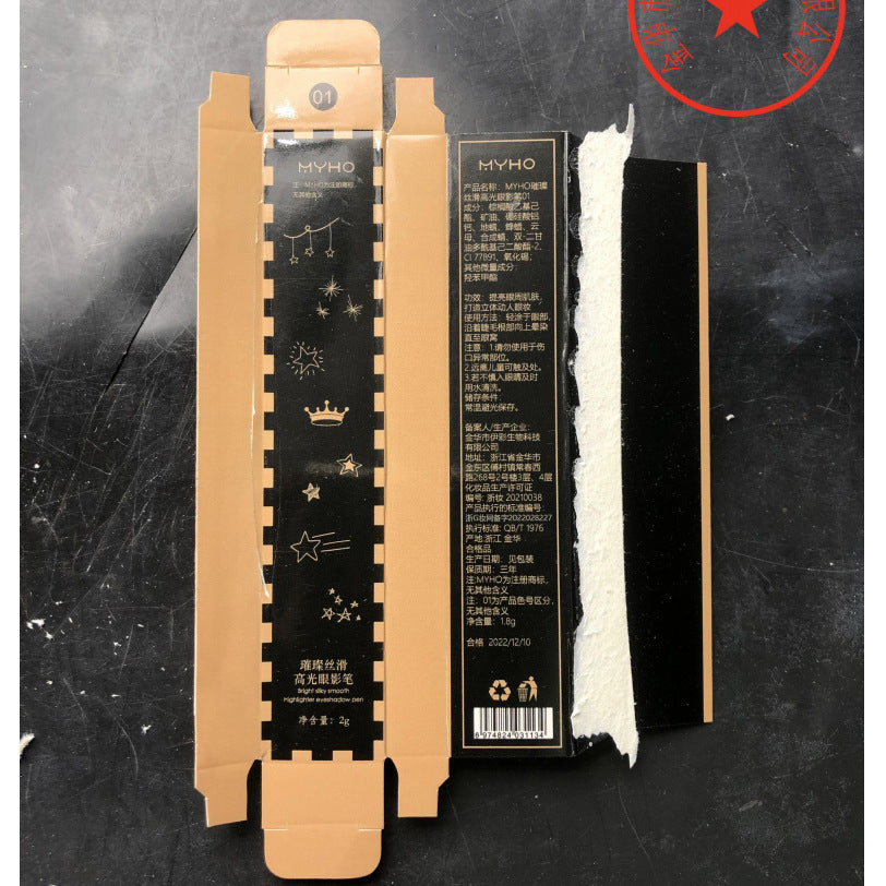 Barra de sombra de ojos de doble punta iluminador y debajo de los ojos 