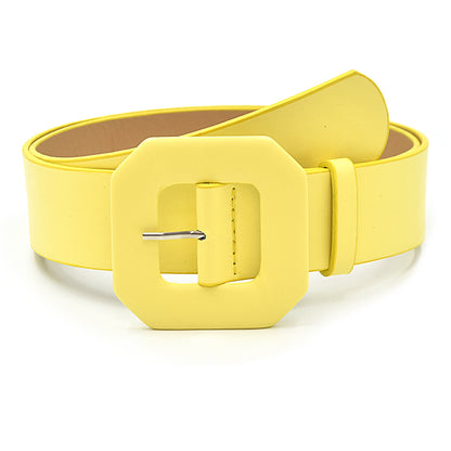 Simple belt black red