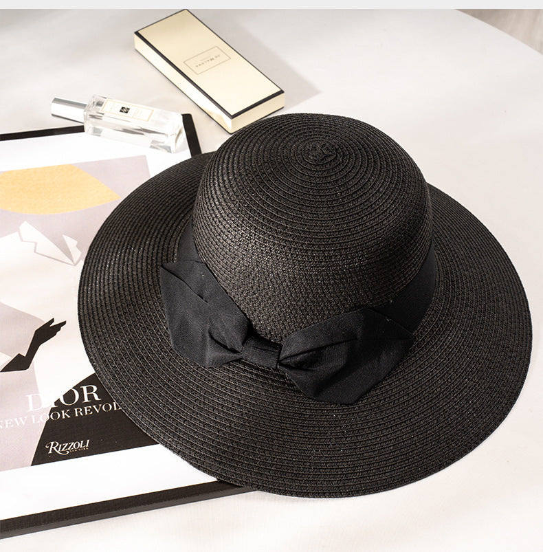 Trending Bowknot Straw Bucket Hat
