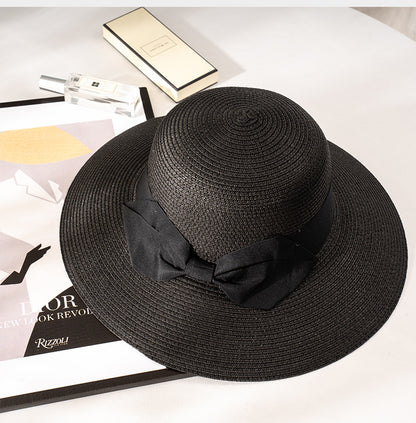 Trending Bowknot Straw Bucket Hat